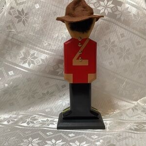 Willi-Bod Originals Mountie Handcrafted Wood Signed 1978